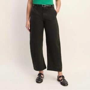 Everlane Black Barrel Pants